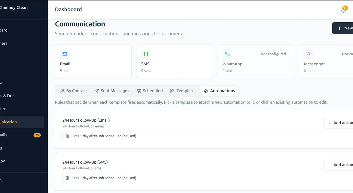 Barrie: customer communication and automations